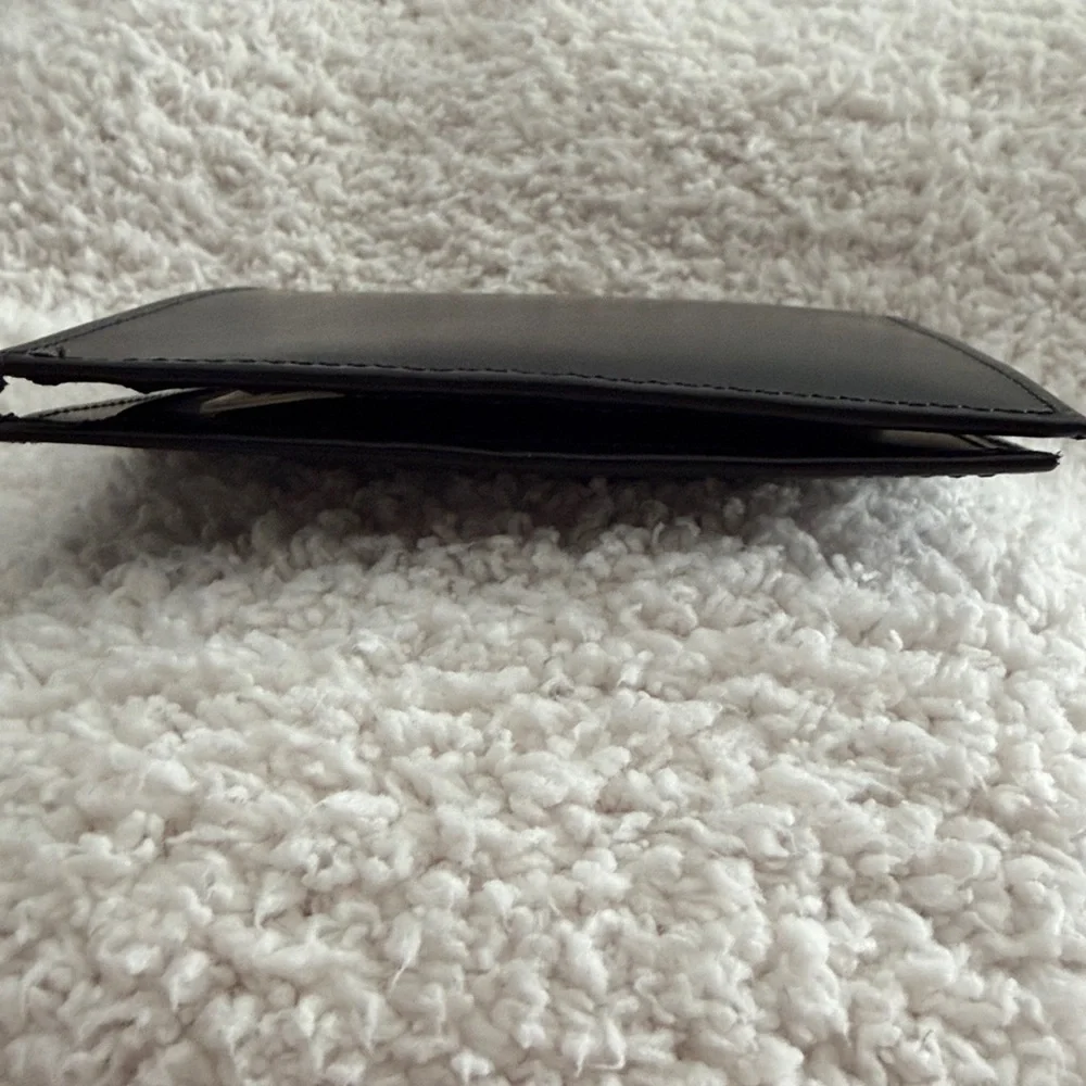 NWOT Coach Black Leather Wallet